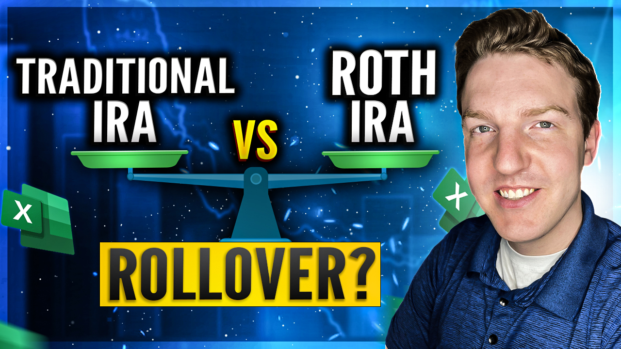 Traditional vs Roth IRA Rollover Excel Model