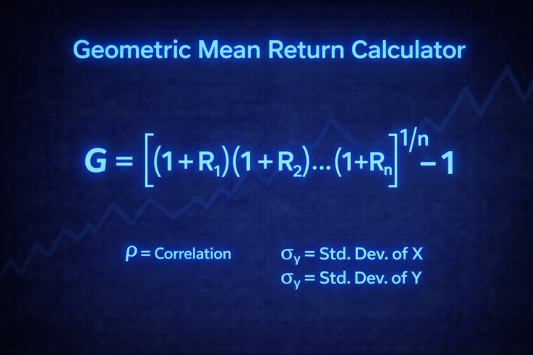 Geometric Mean Return Calculator