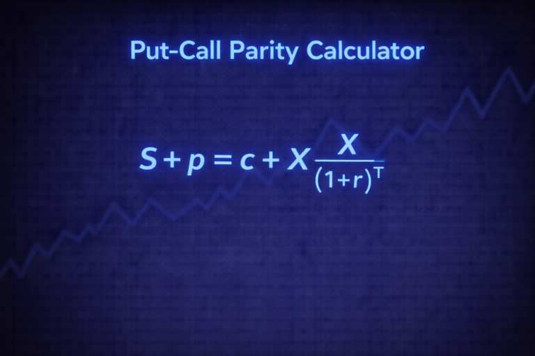 Put Call Parity Calculator