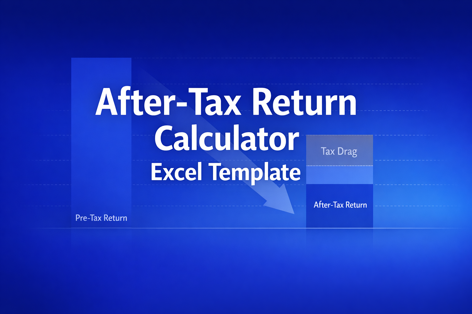 Professional finance illustration representing After-Tax Return Calculator Excel Template