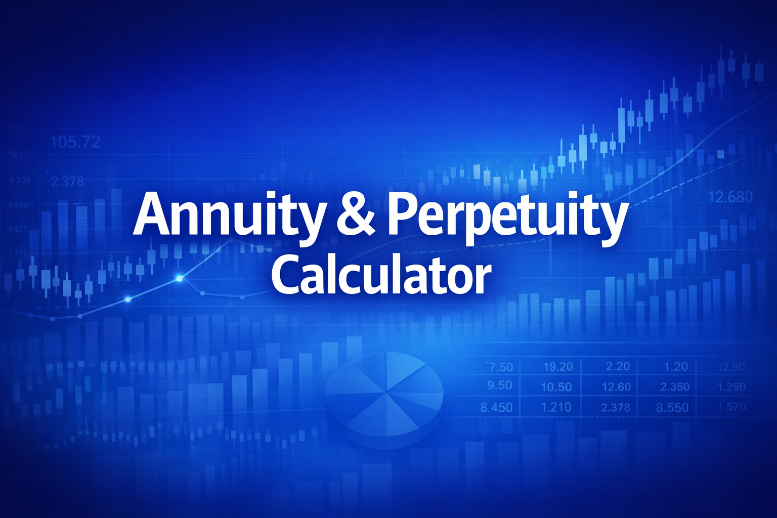 Professional finance illustration representing Annuity & Perpetuity Calculator