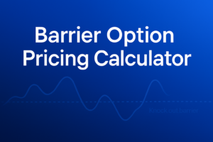 Professional finance illustration representing Barrier Option Pricing Calculator: Knock-In and Knock-Out Option Pricing