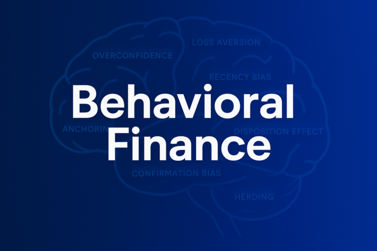 Professional finance illustration representing Behavioral Finance: How Psychology Affects Investing