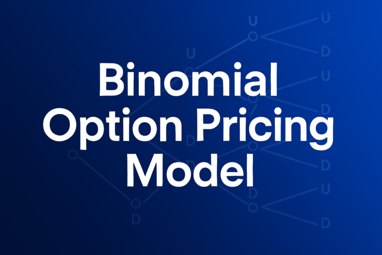 Professional finance illustration representing Binomial Option Pricing Model: How It Works with Tree Examples
