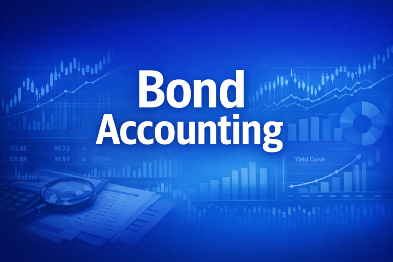 Professional finance illustration representing Bond Accounting: Issuance, Premium/Discount Amortization & Effective Interest Method