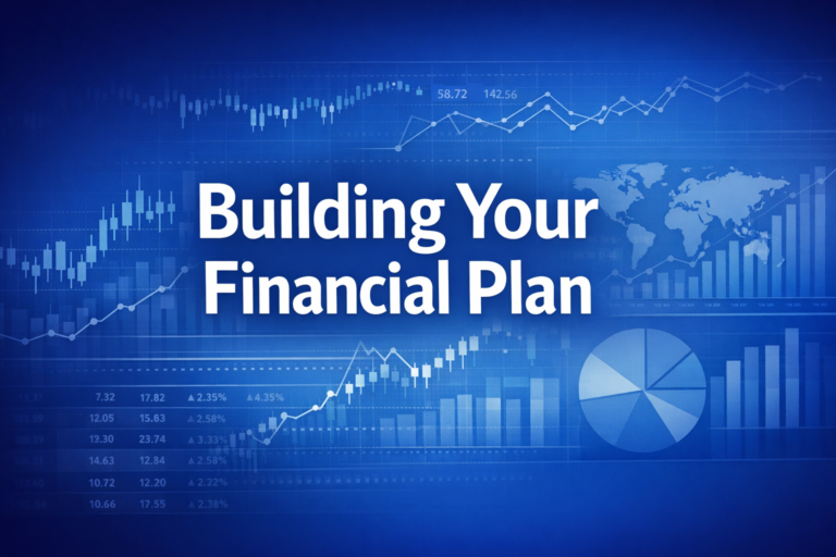 Professional finance illustration representing Building Your Financial Plan: Template, Checklist & Roadmap