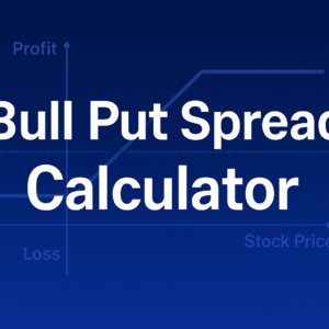 Professional finance illustration representing Bull Put Spread Calculator