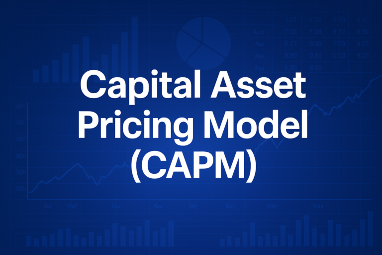 Professional finance illustration representing Capital Asset Pricing Model (CAPM): Formula and Example