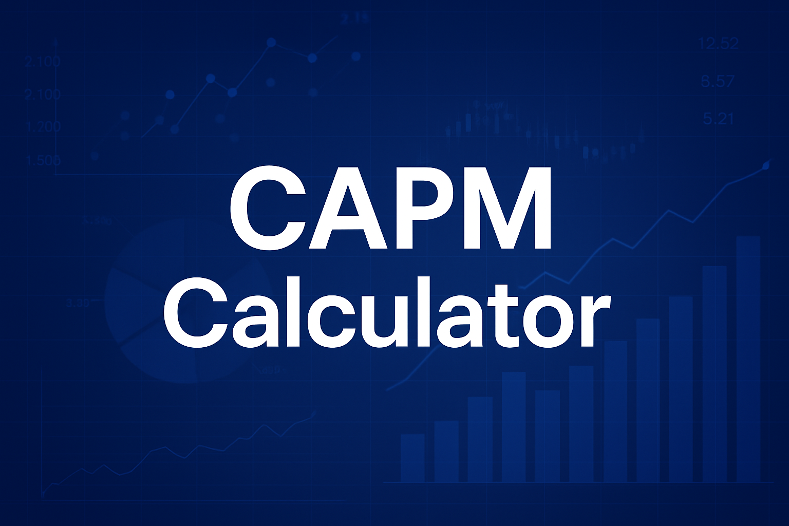 Professional finance illustration representing CAPM Calculator