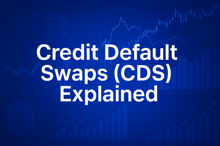Professional finance illustration representing Credit Default Swaps (CDS) Explained: Mechanics, Pricing & Uses