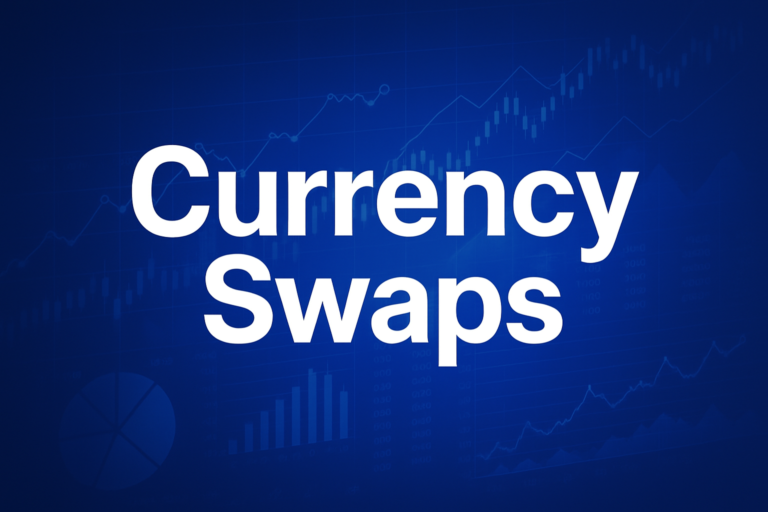 Professional finance illustration representing Currency Swaps: How Cross-Currency Swaps Work with Examples