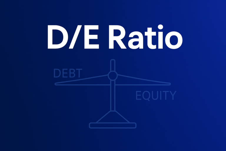 Professional finance illustration representing D/E Ratio: Debt-to-Equity Ratio Explained