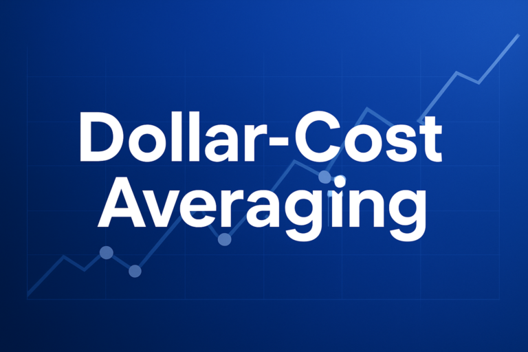 Professional finance illustration representing Dollar-Cost Averaging: How DCA Builds Wealth Over Time