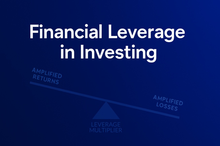 Professional finance illustration representing Financial Leverage in Investing: How to Amplify Returns (and Losses)