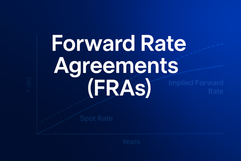 Professional finance illustration representing Forward Rate Agreements (FRAs): Pricing and Valuation