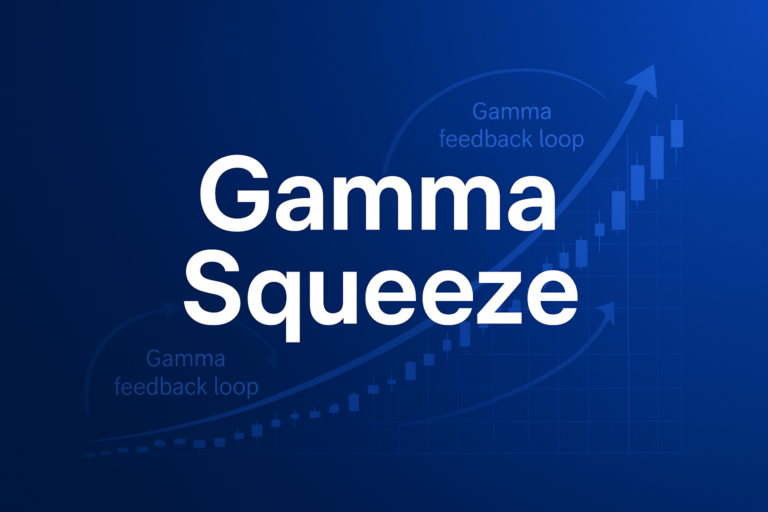 Professional finance illustration representing Gamma Squeeze: How It Works and Why It Matters
