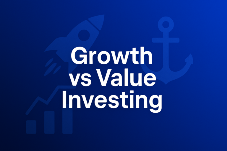 Professional finance illustration representing Growth vs Value Investing: Which Strategy Wins?