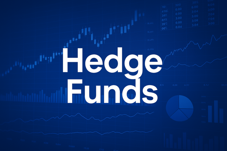 Professional finance illustration representing Hedge Funds: Strategies, Fees, and Performance