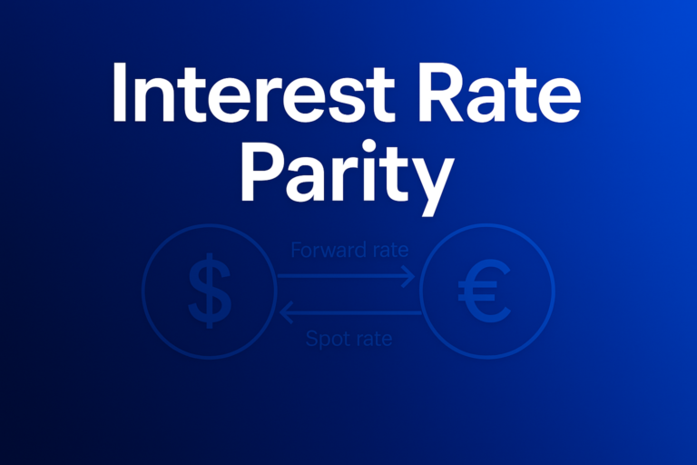 Professional finance illustration representing Interest Rate Parity: Covered and Uncovered IRP Explained