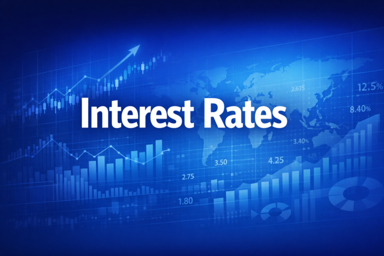 Professional finance illustration representing Interest Rates: EAR, APR & the Yield Curve