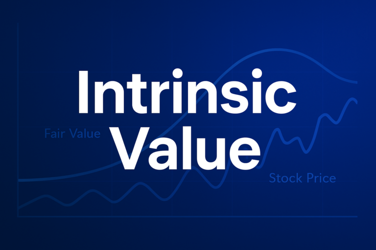 Professional finance illustration representing Intrinsic Value: How to Value a Stock