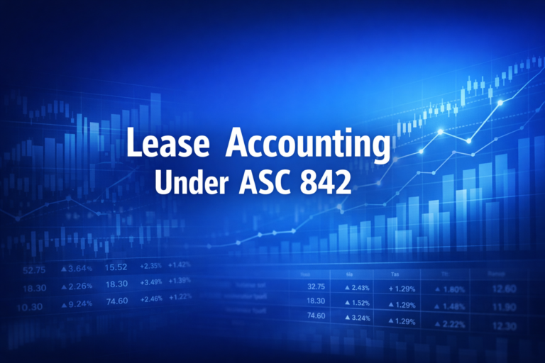 Professional finance illustration representing Lease Accounting Under ASC 842: Operating vs Finance Leases