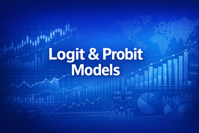 Professional finance illustration representing Logit & Probit Models: Binary Dependent Variables in Regression