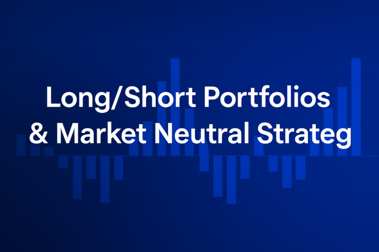 Professional finance illustration representing Long/Short Portfolios & Market Neutral Strategies Explained