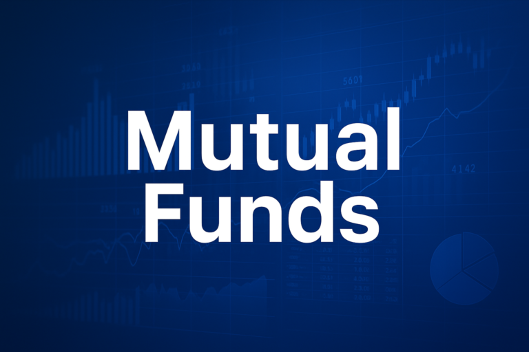 Professional finance illustration representing Mutual Funds: How They Work, Types, Fees, and How to Choose