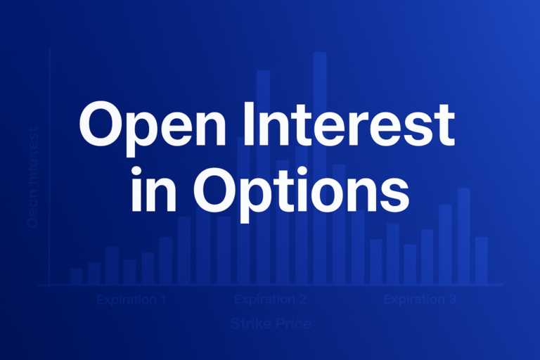 Professional finance illustration representing Open Interest in Options: How to Read and Use It for Trading