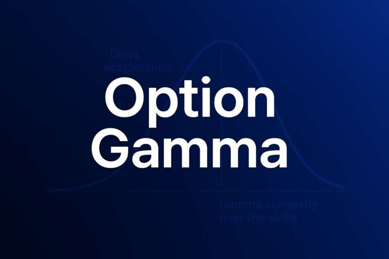 Professional finance illustration representing Option Gamma: How It Shapes Delta Behavior