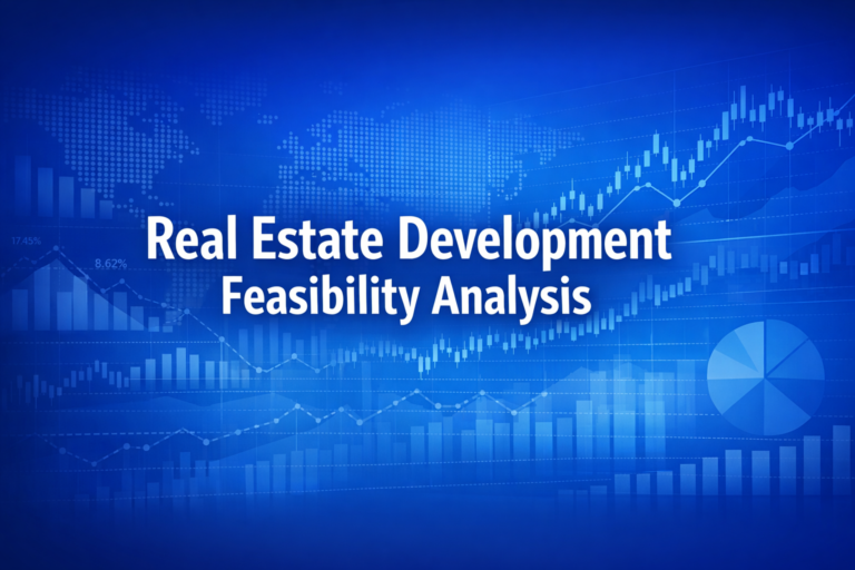 Professional finance illustration representing Real Estate Development Feasibility Analysis