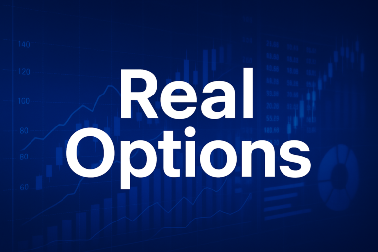 Professional finance illustration representing Real Options: Valuation, Types, and Examples
