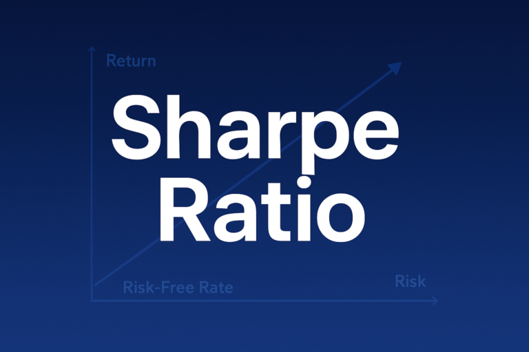 Professional finance illustration representing Sharpe Ratio: Formula, Interpretation, and Examples