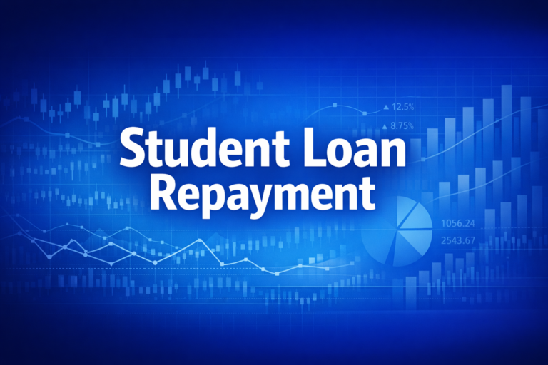 Professional finance illustration representing Student Loan Repayment: Plans, Forgiveness & Payoff Strategies