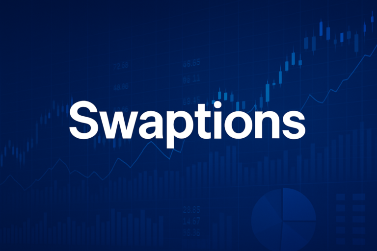 Professional finance illustration representing Swaptions: Payer vs Receiver Types, Pricing, and Hedging Applications