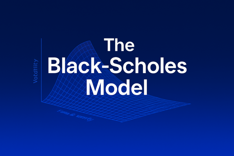 Professional finance illustration representing The Black-Scholes Model: Formula, Assumptions, and Examples