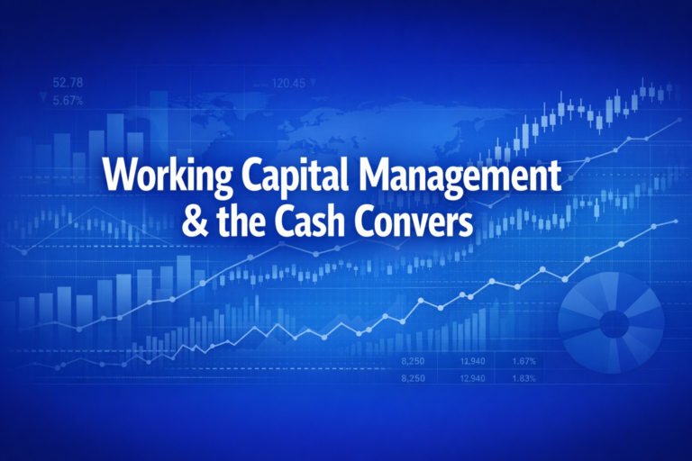 Professional finance illustration representing Working Capital Management & the Cash Conversion Cycle