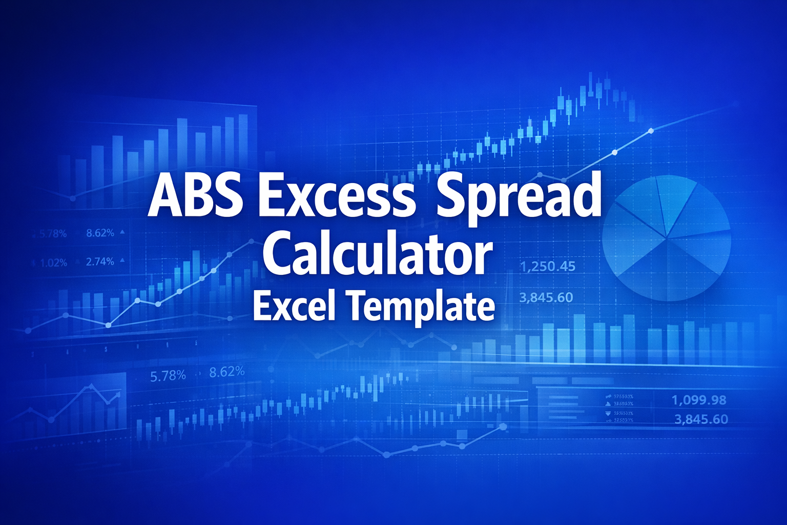 Professional finance illustration representing ABS Excess Spread Calculator Excel Template