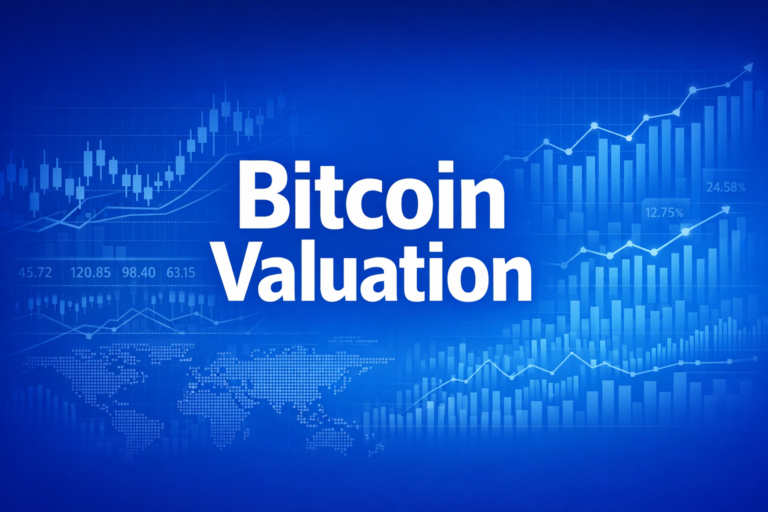 Professional finance illustration representing Bitcoin Valuation: Token Economics & the Monetary Equation