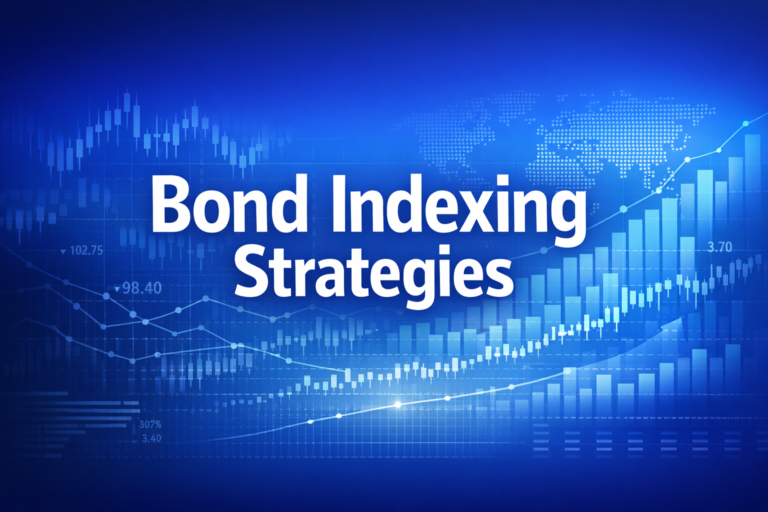 Professional finance illustration representing Bond Indexing Strategies: How Bond Index Funds Work