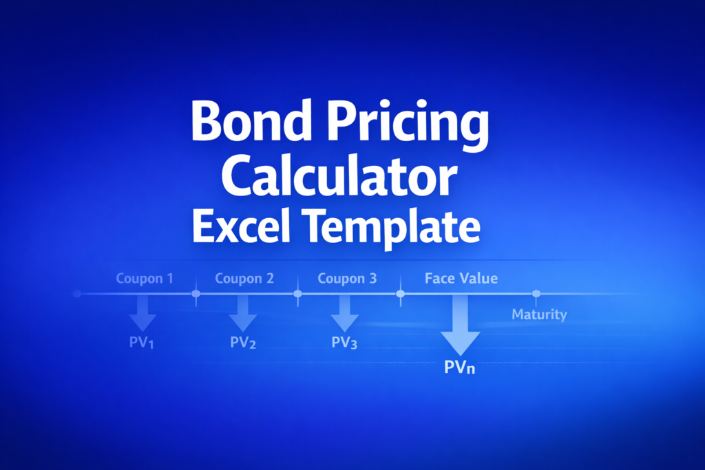 Professional finance illustration representing Bond Pricing Calculator Excel Template