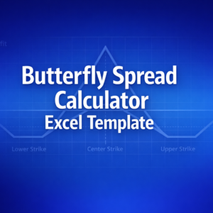 Professional finance illustration representing Butterfly Spread Calculator Excel Template