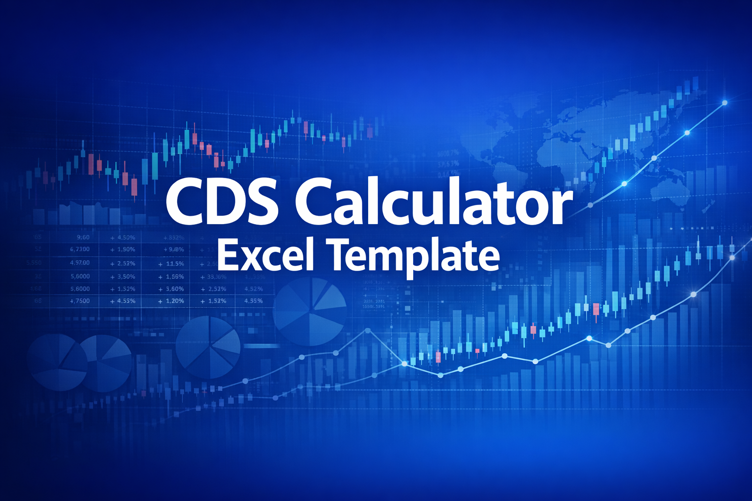 Professional finance illustration representing CDS Calculator Excel Template