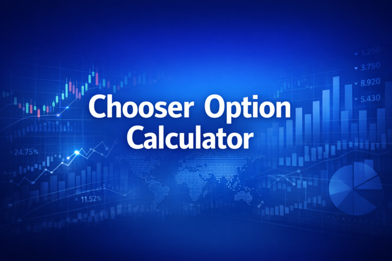 Professional finance illustration representing Chooser Option Calculator: Price Options That Let You Choose Call or Put