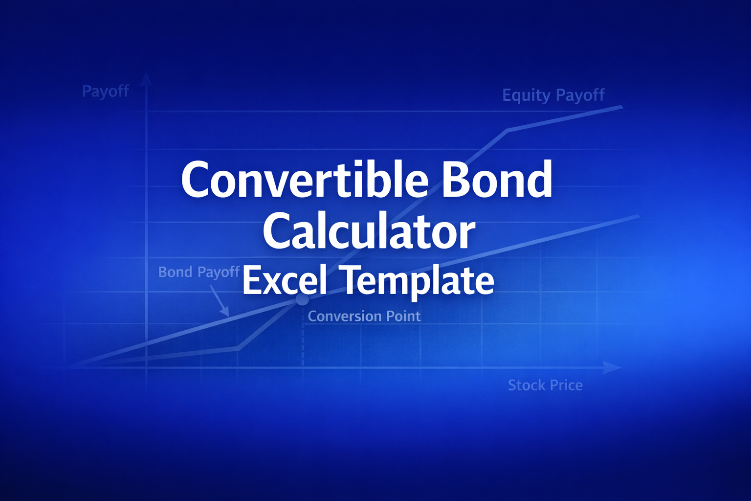 Professional finance illustration representing Convertible Bond Calculator Excel Template