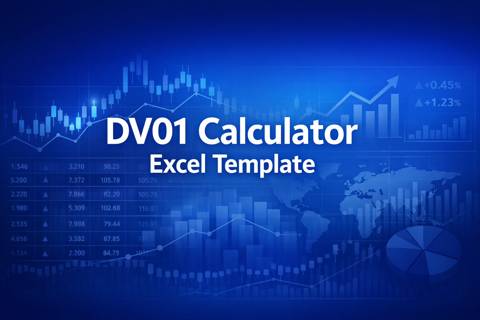 Professional finance illustration representing DV01 Calculator Excel Template
