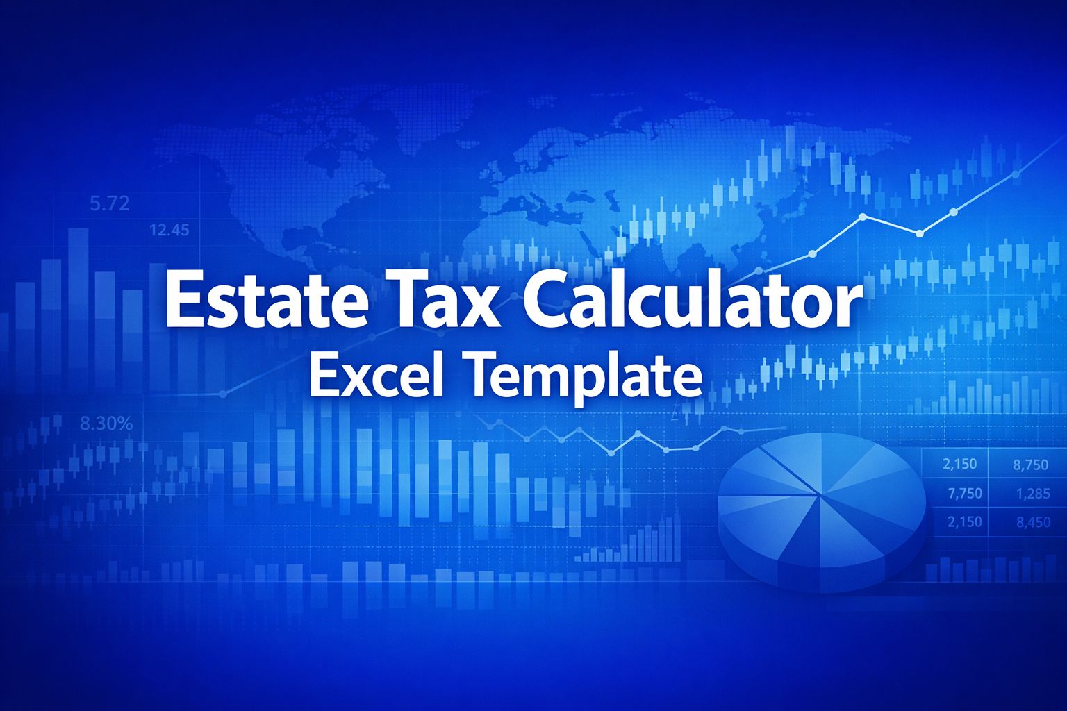 Professional finance illustration representing Estate Tax Calculator Excel Template