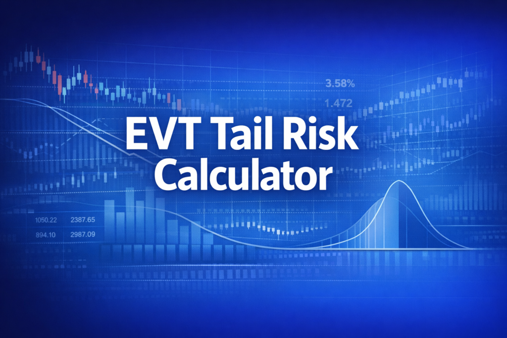 Professional finance illustration representing EVT Tail Risk Calculator