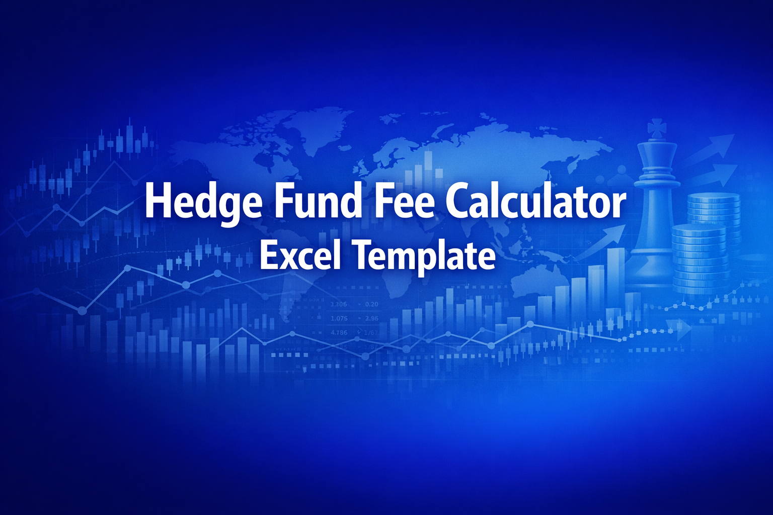 Professional finance illustration representing Hedge Fund Fee Calculator Excel Template